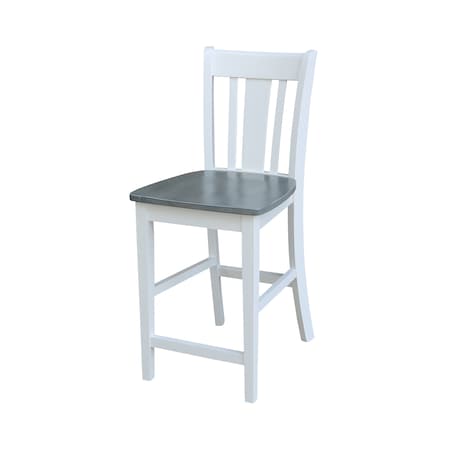 Whitewood Industries Solid Wood San Remo Counter Height Dining Stool - 24" Seat Height S05-102